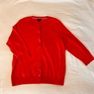 Talbots Coral Spring Cardigan XL